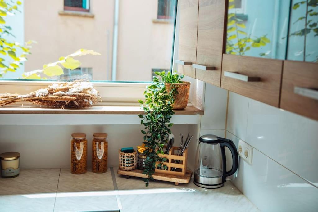 Central-Living Brown - Wifi - Netflix - 5 Pers Essen Buitenkant foto